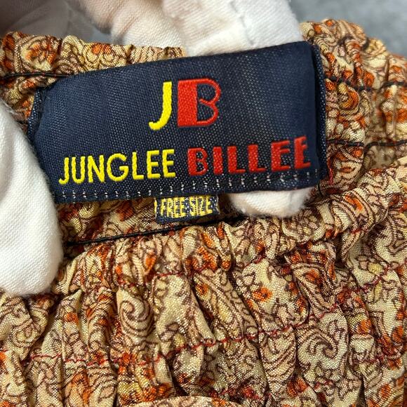 NEW Mini Shorts XXS or Youth Sustainable Fashion Junglee Billee Brand Paisley - Picture 3 of 8